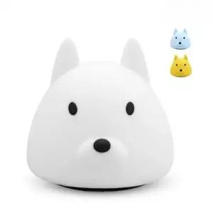 말랑말랑 실리콘 강아지 실리콘 무드등 스탠드 LED 조명 무드조명 선물