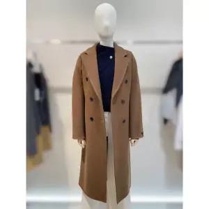 갤러리아 시슬리 (25겨울) 코넬 벨티드 더블 롱 코트 SACT44561 BR