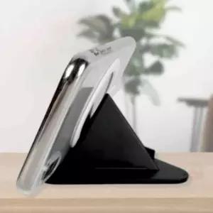 ( )삼각뿔 피라미드 핸드폰 스마트폰 거치대 스탠드 블랙 책상핸드폰거치대 핸드폰스탠드 핸드폰지지대 멀