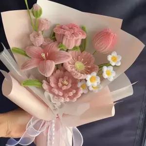 모루꽃다발 키트 선물 믹스 소재 해바라기 부케 공예 재료 모루공예 황금 혼합 튤립 장미