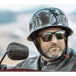 빈티지 레트로 독일군 헬맷 슈퍼커브 순풍 오토바이헬멧 CRNK 감성 블랙 톰슨 라온헬멧