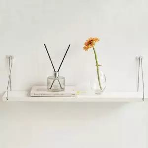 벽걸이 선반 다용도 미니 인테리어 무타공 벽 선반 디자인 수납 공간활용 접착식 부착식 화장실 설치 간편