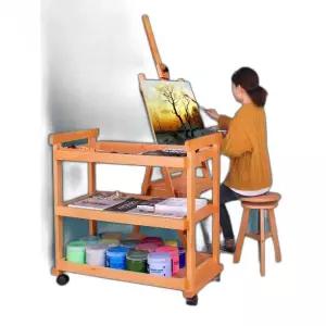 미술 작품 건조대 보드 드로잉 받침대 유화 스케치북