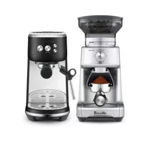 브레빌 에스프레소 머신 1.4L 블랙 그라인더 프레스