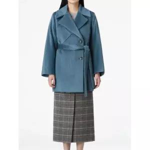 발렌시아 빅카라 벨티드 알파카 코트 24BMH26