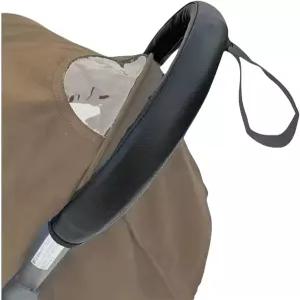 베이비젠 YOYO2 유모차 액세서리 베이비 핸들 보호 케이스와 호환되는 부드러운 가죽 손잡이 슬리브 커버