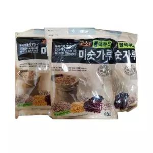 자연이야기20곡 블랙푸드 미숫가루 1kgx3봉 국내산