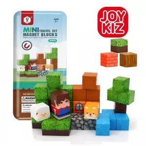 마그네틱 큐브 블록 틴케이스 세트 양치기소년, 중장비(택1)