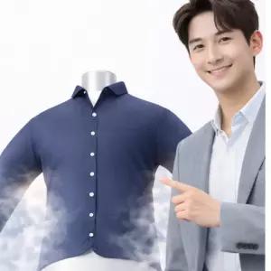  람작 이지원 다리미판 없는 열풍 다림기 상의 의류 주름관리기 건조 셔츠 바지 교복 에어다리미