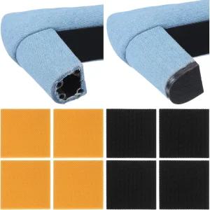 Ymapinc 8pc 하이힐 패치 미끄럼 방지 고무 부츠 힐 교체 팁 스티커 신발 수리 커버 키트용 프로텍터