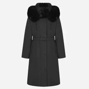 밍크카라 천연퍼안감 구스다운 프라다 롱패딩 CNEWLPB02