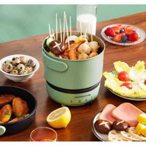 기계 여행용전기포트 라면끓이는기계 차박용 그린 휴대용멀티쿠커 라면끓이는 여행용