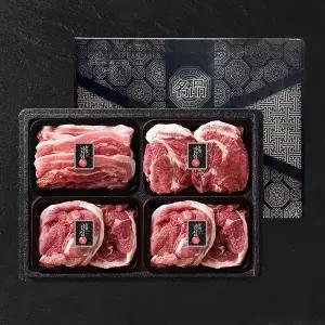 [농협안심한돈] 한돈 돼지 선물세트(삼겹살/목살/앞다리/앞다리) 2kg