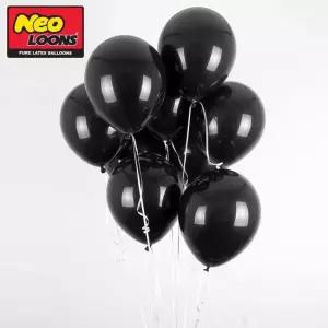 네오텍스 네오텍스라운드 블랙파티풍선 파티장식 블랙 Neotex Balloon neotex 라운드풍선