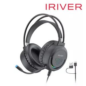 아이리버 G9H 초경량 어학용 유선 헤드셋 C TO A 멀티커넥터 블랙