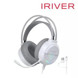 아이리버 G9H 초경량 어학용 유선 헤드셋 C TO A 멀티커넥터 화이트
