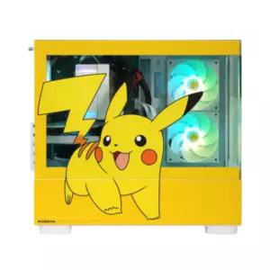 주연테크 포켓몬 피카츄 미니타워 강화유리 PC 케이스 BNS