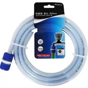 물호스 호스 세탁기 세차 원예 맞춤형 1P 수도꼭지 2m