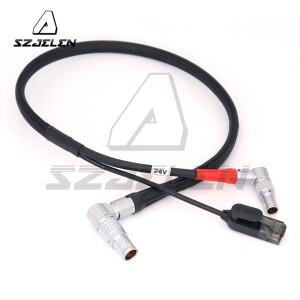 1B 10핀 ARRI ALEXA 카메라 RJ45 이더넷 제어+LBUS 4핀 (24V) 케이블로 네트워크 인터페이스 어댑터 NIA-1