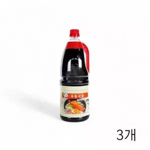 WL 장터 우동국물소스 1.84L X 3개 우동육수 샤브샤브육수 잔치국수 일본우동다시 멸치육수