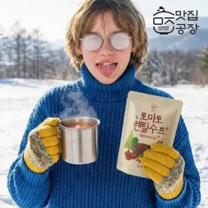 맛집공장 숲숩 저당 토마토 렌틸 쌀 수프 10팩 (팩당 180g/135kcal)