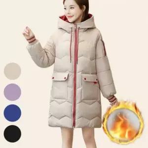 방한 데일리 겨울 아우터 돕바 경량 웰론 학생롱패딩 롱패딩 다운 잠바