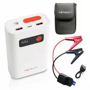 벤딕트 점프 스타터 스타트 자동차 방전 배터리 충전 오토바이 2500A 애니부스트