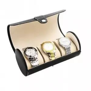 악세사리 인테리어 3구 보관함 시계 진열 케이스 원형 원형 3구