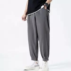 남성용 쿨링 배기 조거팬츠 9부 가을 여름 캐주얼 항아리핏 긴바지 여름9부바지