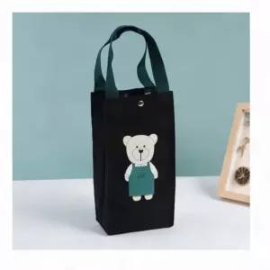 곰돌이 텀블러가방 물병 파우치 음료주머니 텀블러백 보온보냉 휴대간편