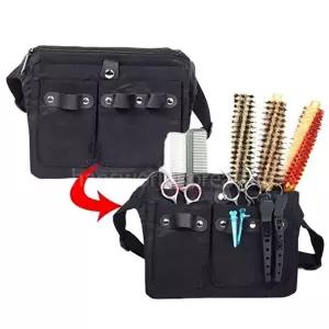 미용 가위 파우치 이발소 벨트 미용사 도구 보관함-WFIKHET