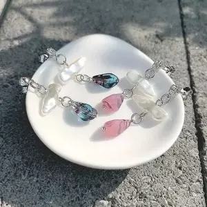 핸드메이드) 마블스톤 귀걸이 스톤 10대 20대 30대 40대