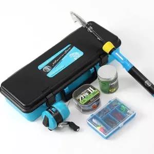 루어낚시 세트 민물낚시채비 초보바다낚시 낚시대-WFIKCBU