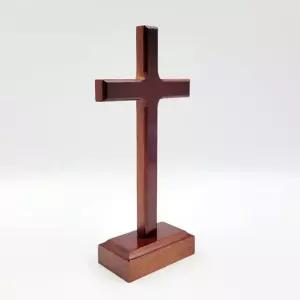 탁상용 소형 십자가 나무 기독교 성물 십자가 벽걸이