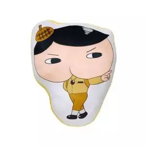 라인프린트 쿠션1 엉덩이탐정 1P 쇼파 의자 거실 베개 WD7093D