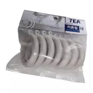 코텍 대형 커튼링 7P 봉걸이 인테리어 커튼링 세트 WFJFJBG