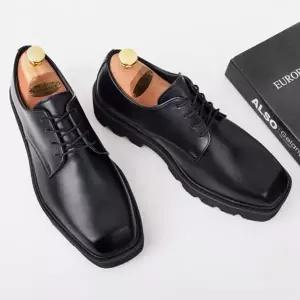 키높이 슈즈 통굽 신사화 5cm 수제화 방한-WFIN0SW