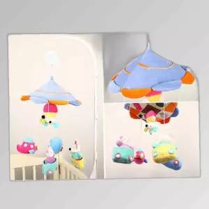 자동차칼라모빌 오르골포함 멜로디 봉제인형 아기모빌