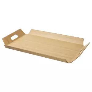 SILVERHAJMAL 실베르하이말 트레이 58x38cm/나무쟁반/손잡이쟁반/우드트레이/나