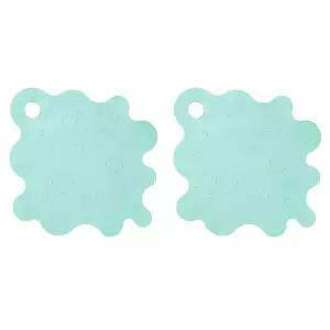 TRAMPSJON 트람프셴 욕조매트 2개입 43x43cm/미끄럼방지매트/흡착식매트/실리콘