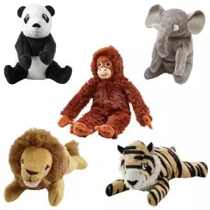 DJUNGELSKOG 융엘스코그 미니 인형 시리즈 팬더 코끼리 오랑우탄 사자 호랑이