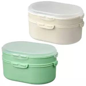 UTBJUDA 우트비우다 적층식 도시락통 건조식품용/피크닉/도시락용기/반찬통