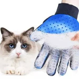 SPS 마사지빗 애견 고양이 사랑빗 털장갑 그루밍 반려동물 왼손