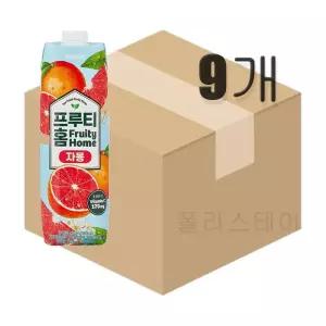 서울우유 프루티홈 자몽 1000ml x 9개 (원산지_상세설명에 표시)