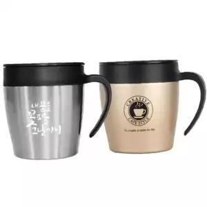 스테인레스 이중 머그컵 일상용 열보존 컵