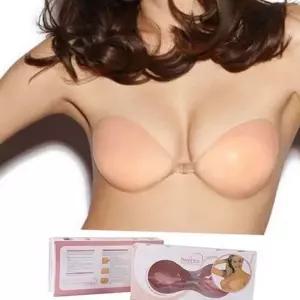 [라일리여성언더웨어] Rly 볼륨 여성 실리콘 브라 웨딩 여성 접착식 브라