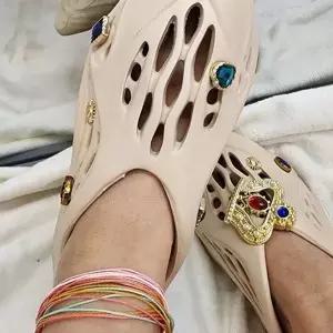 왁스 서핑 보헤미안 매듭 끈 발찌 실발찌-WFIPRIR