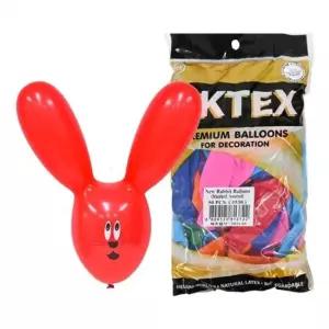 WL PC) 토끼 풍선 50입) 행사풍선 파티풍선 풍선세트 생일장식풍선 장식용풍선
