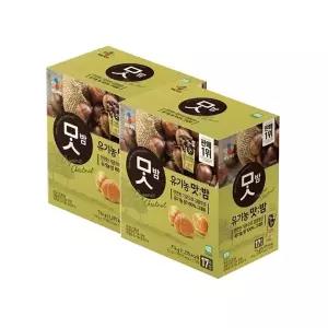 CJ 유기농 맛밤 42g 17개 x 2세트