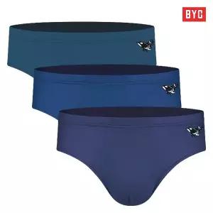 [BYC] 흡한속건 남아 주니어 삼각팬티 3매입 / 매쉬스판 학생용 삼각팬티세트